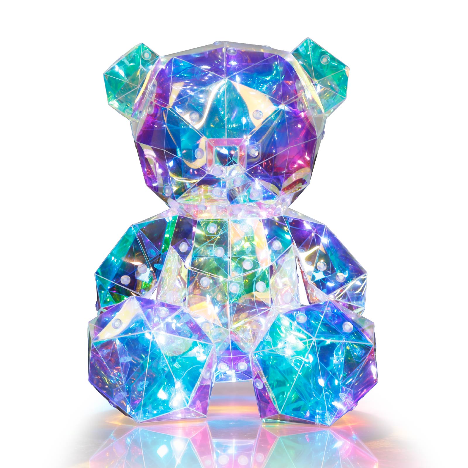 Glowing Prismatic Iridescent Bear