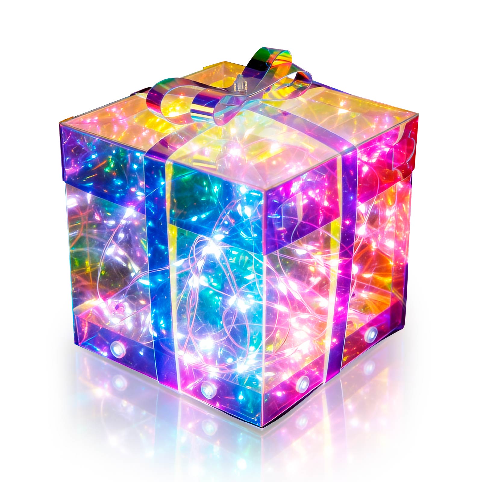 Glowing Prismatic Iridescent Gift