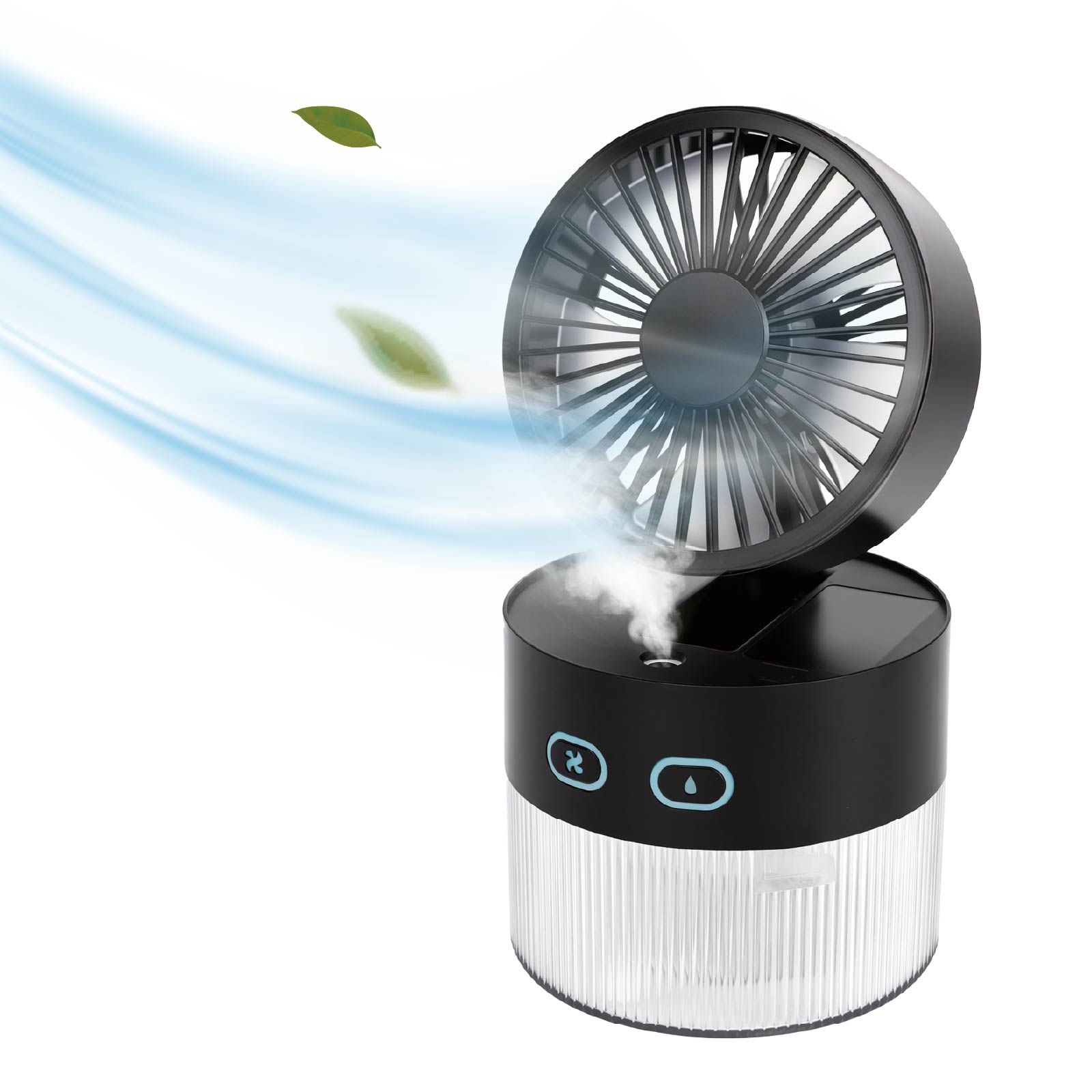 Evaporative Cooler Desktop Cooling Fan with Spray