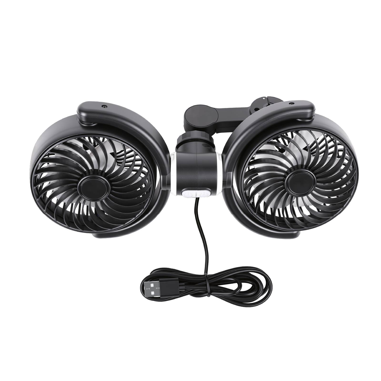 Car Seatback Dual-head  Cooling Fan 