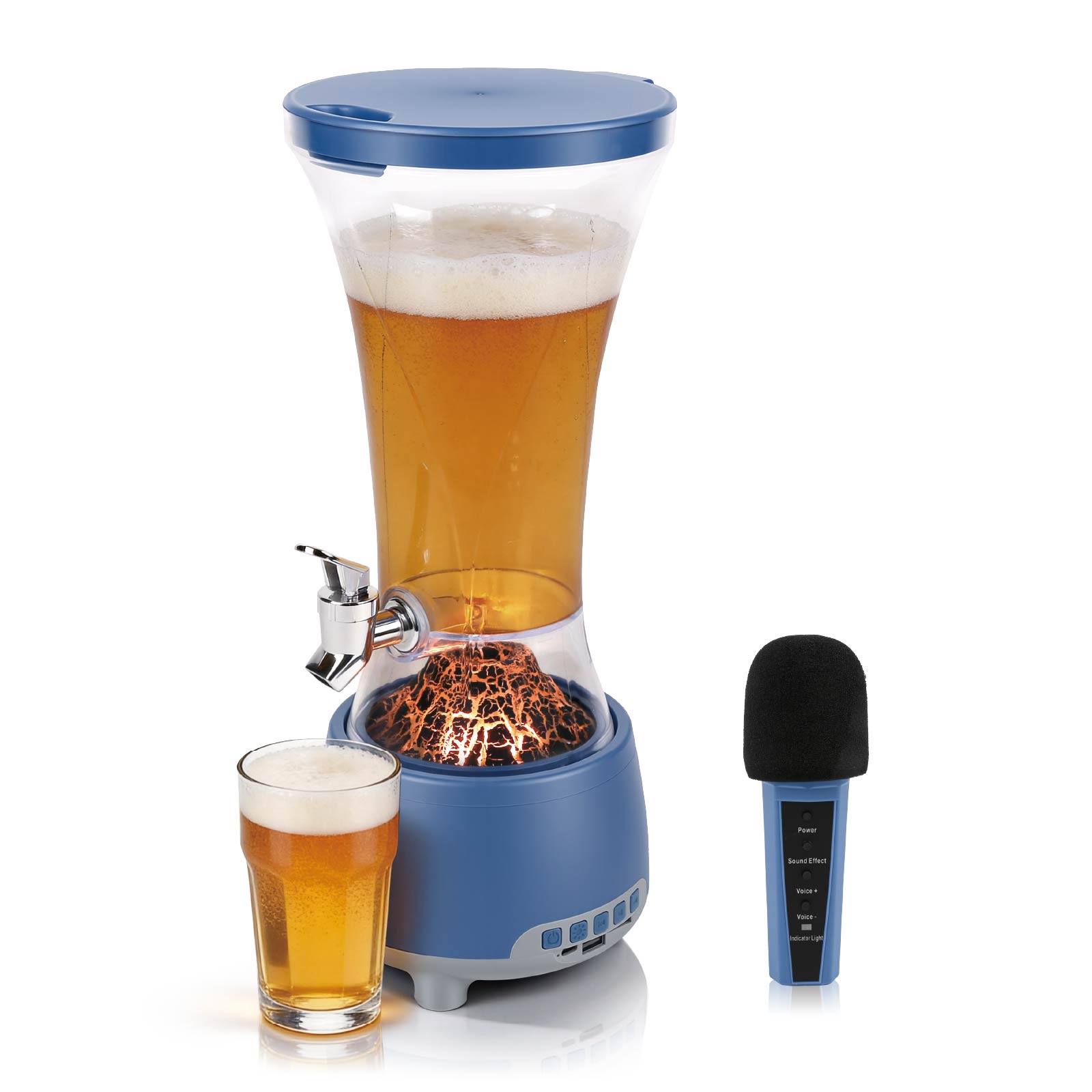 Karaoke RGB Wireless Speaker & Beer Tower