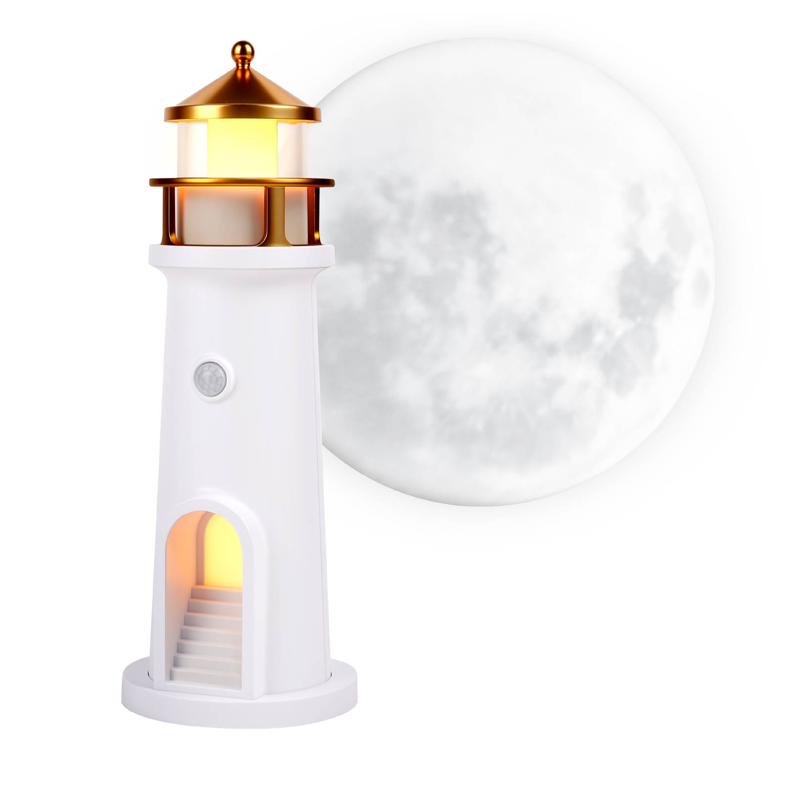 Light House Moon Projector with Motion Sensor