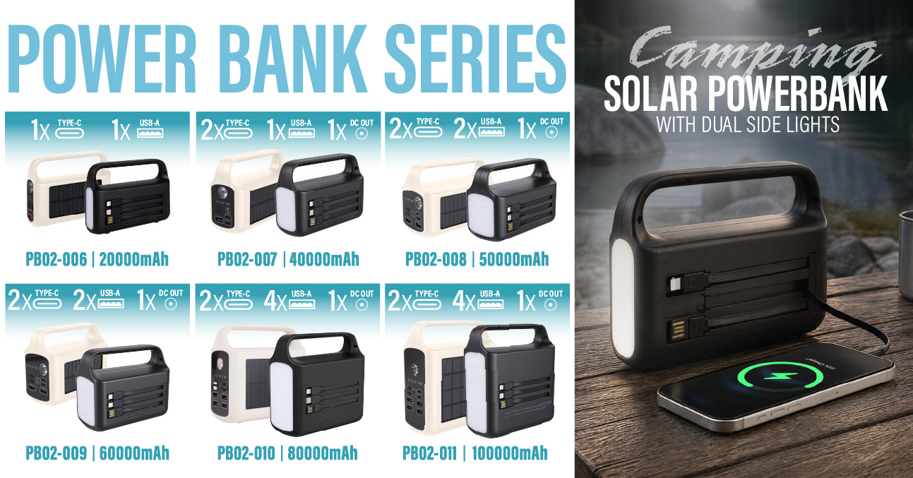 Solar LED Powerbank