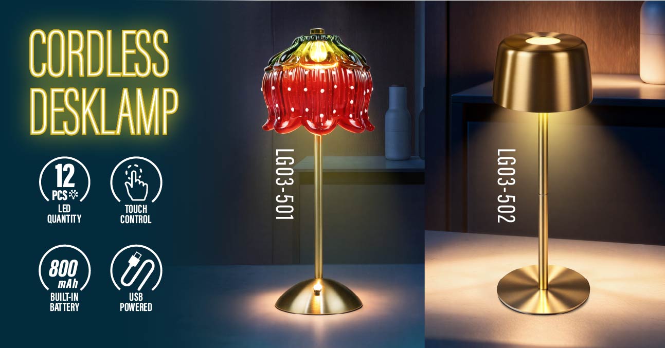 Cordless Dimming Desktop Lamp