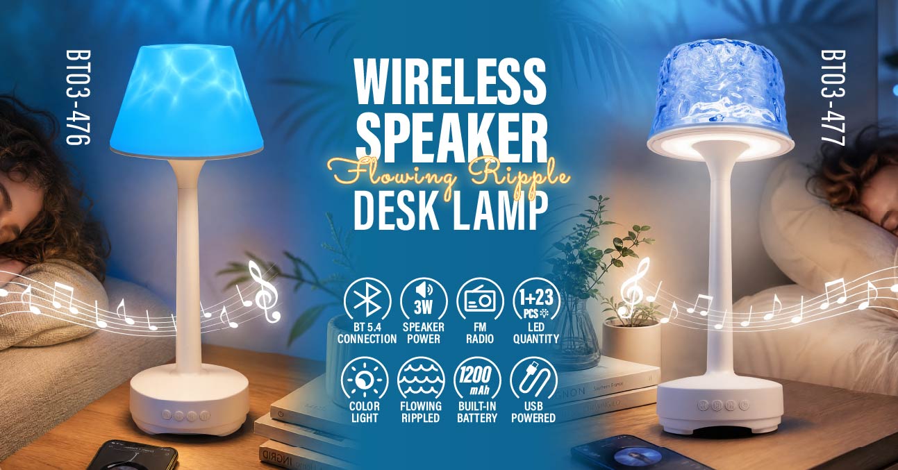 Wireless Speaker & Lamp