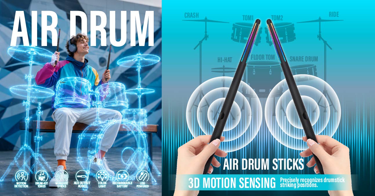 Air Drum Set