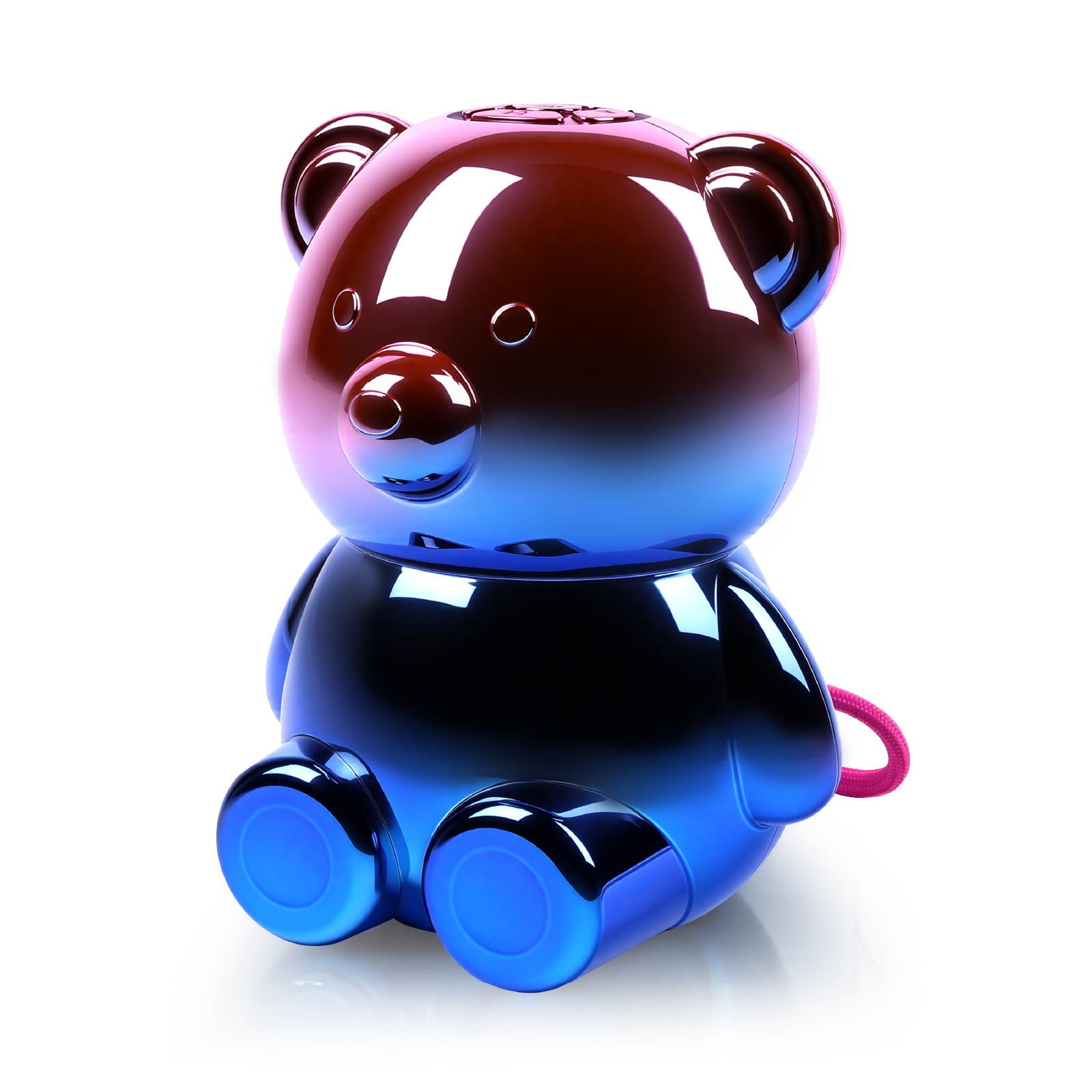 Electroplated Gradient Bear Wireless Speaker
