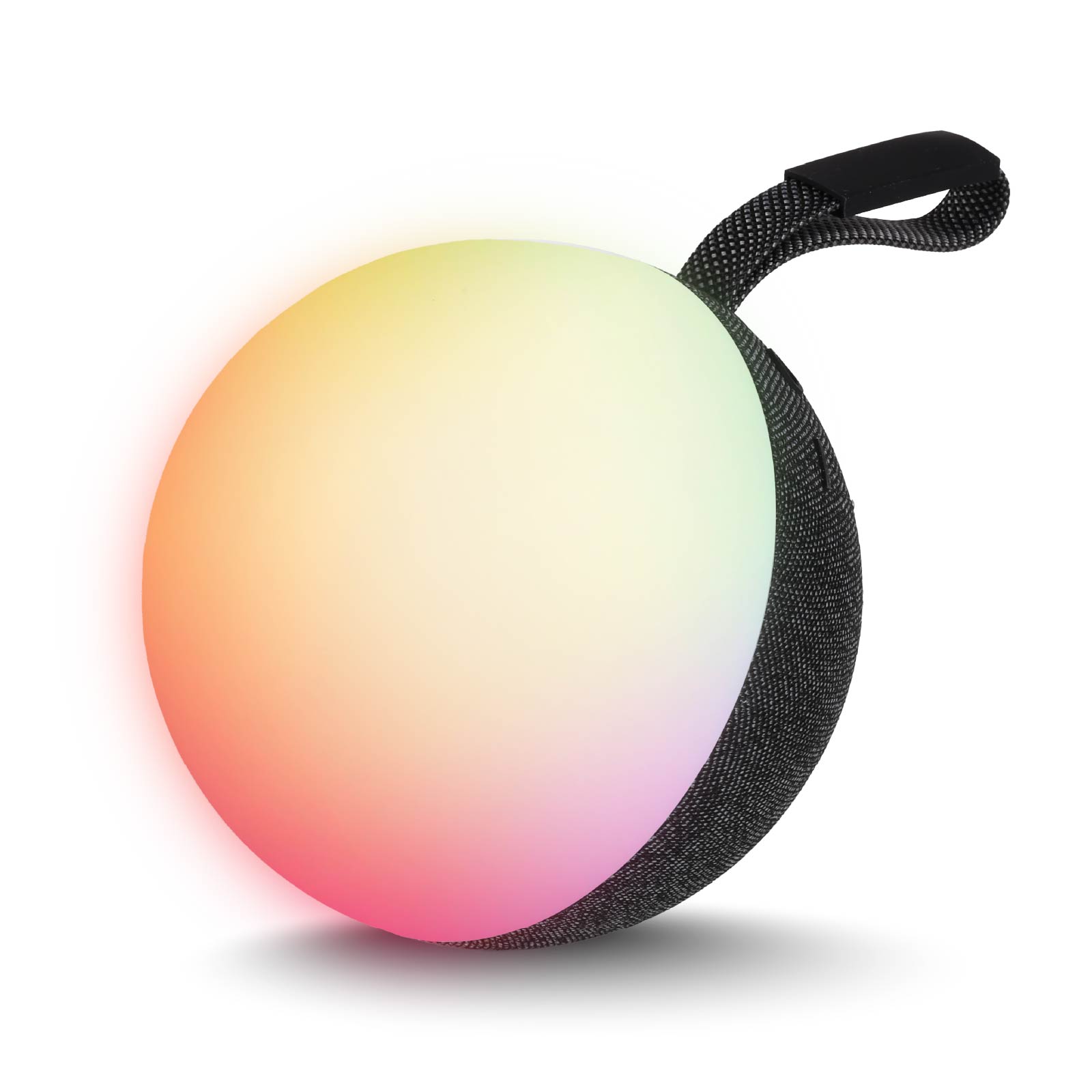 Ball‑shaped RGB Fabric Wireless Speaker