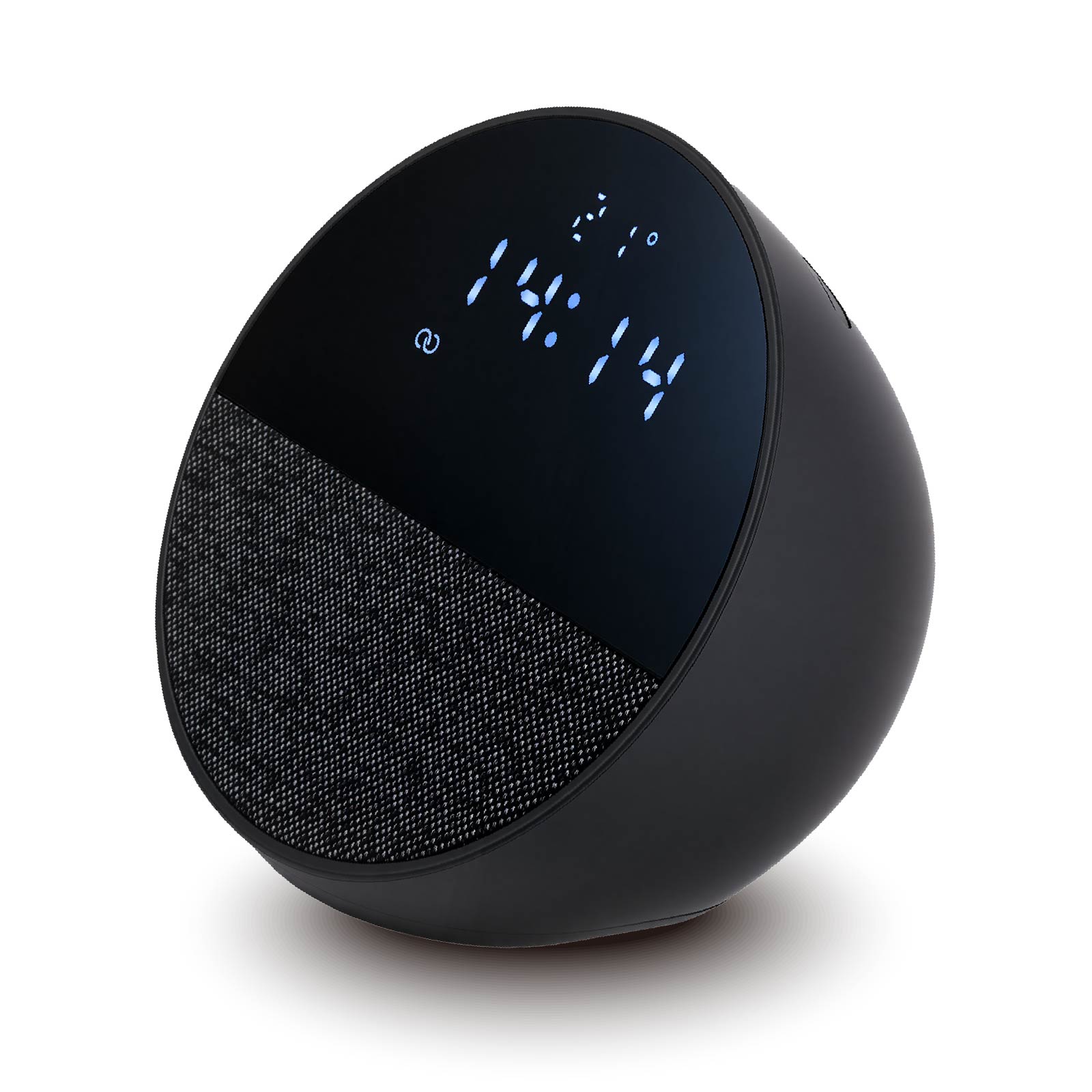 Fabric Wireless Speaker with Time Display