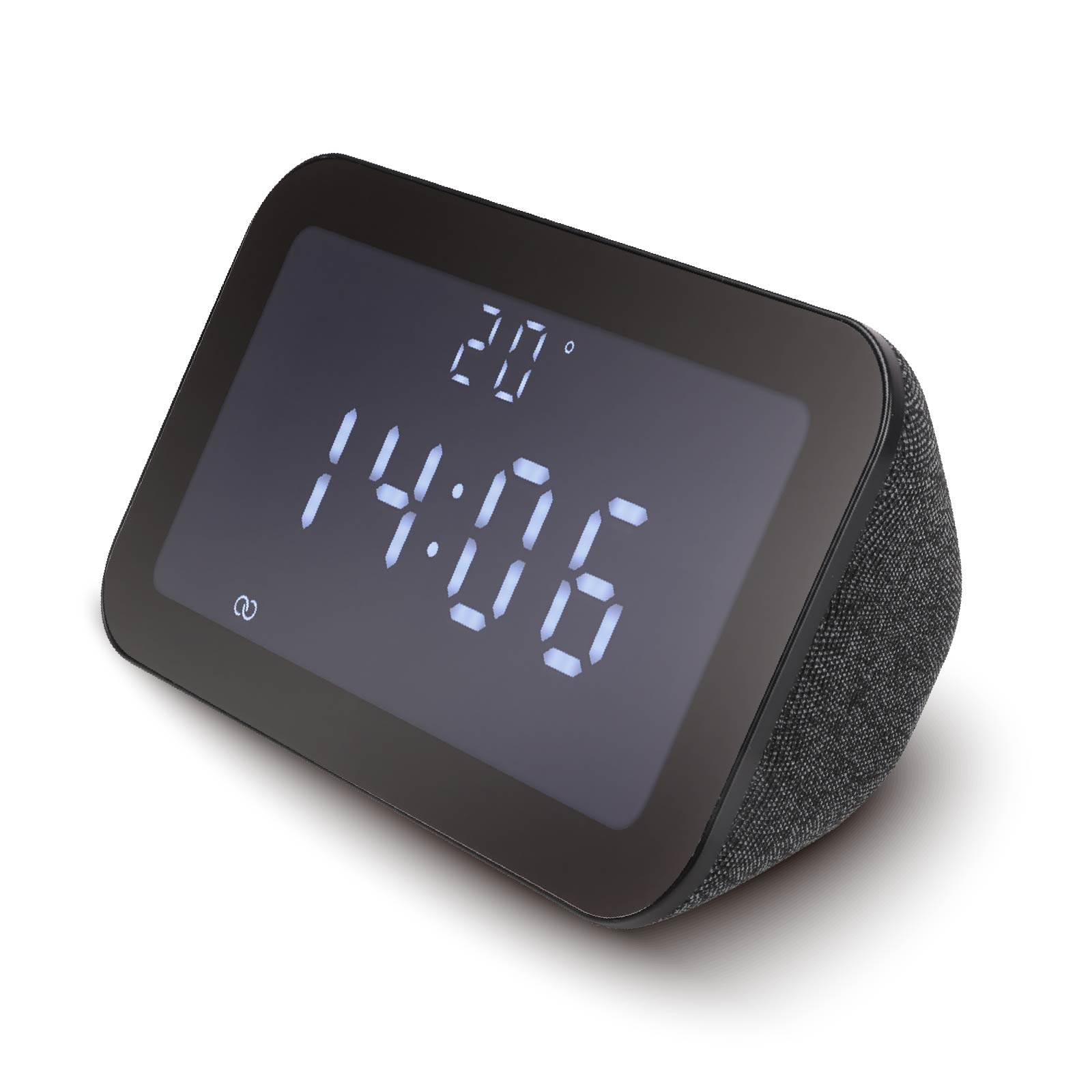 Fabric Wireless Speaker with Time Display