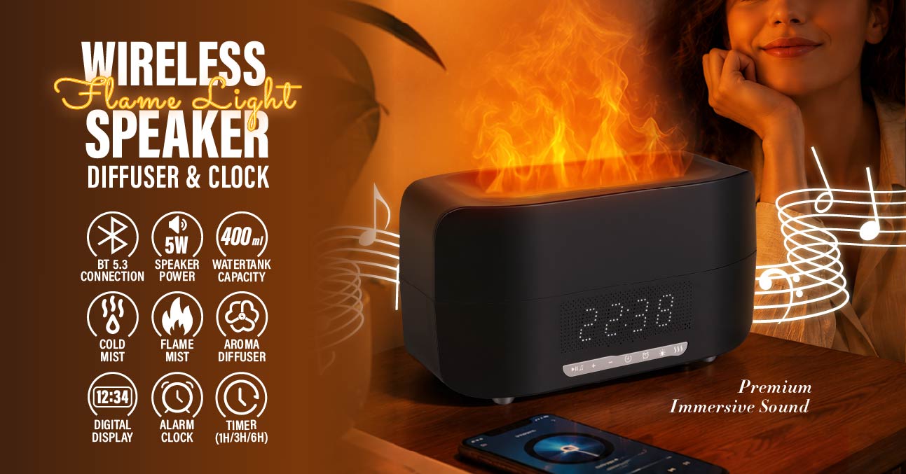 3 IN 1 Diffuser & Speaker