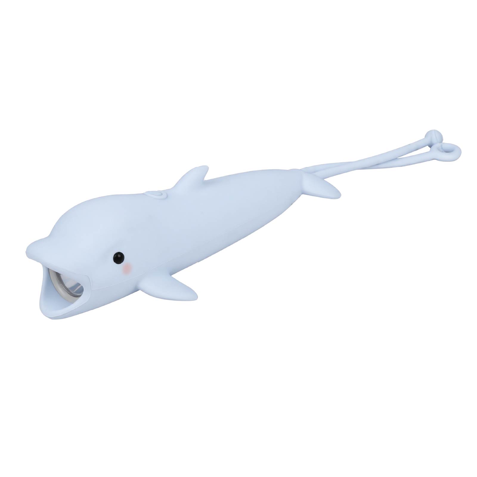 Cartoon Animal Silicone Flashlight-Dolphin