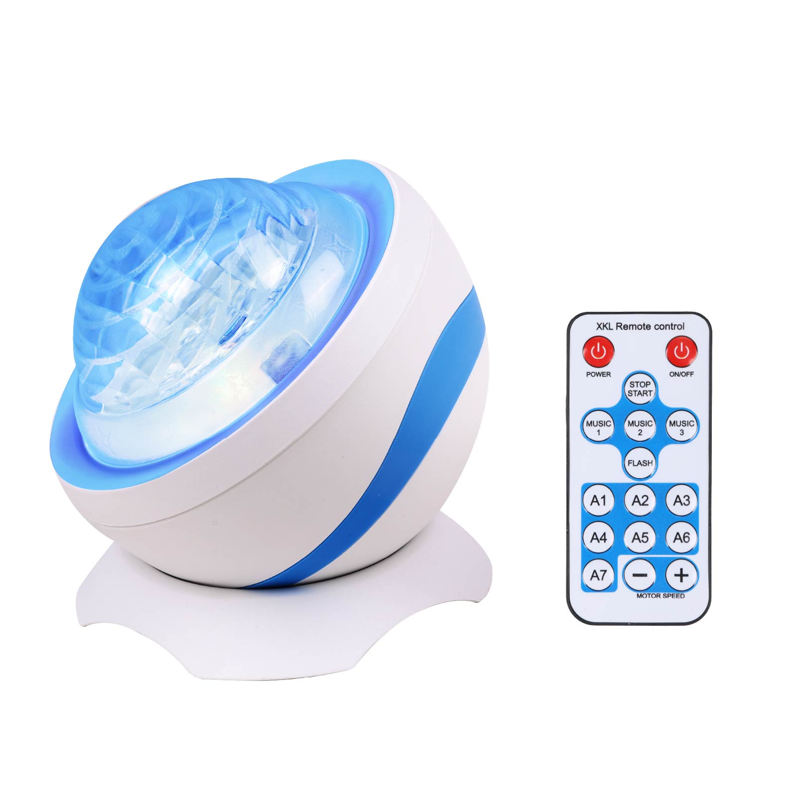Rotating Aurora Night Light