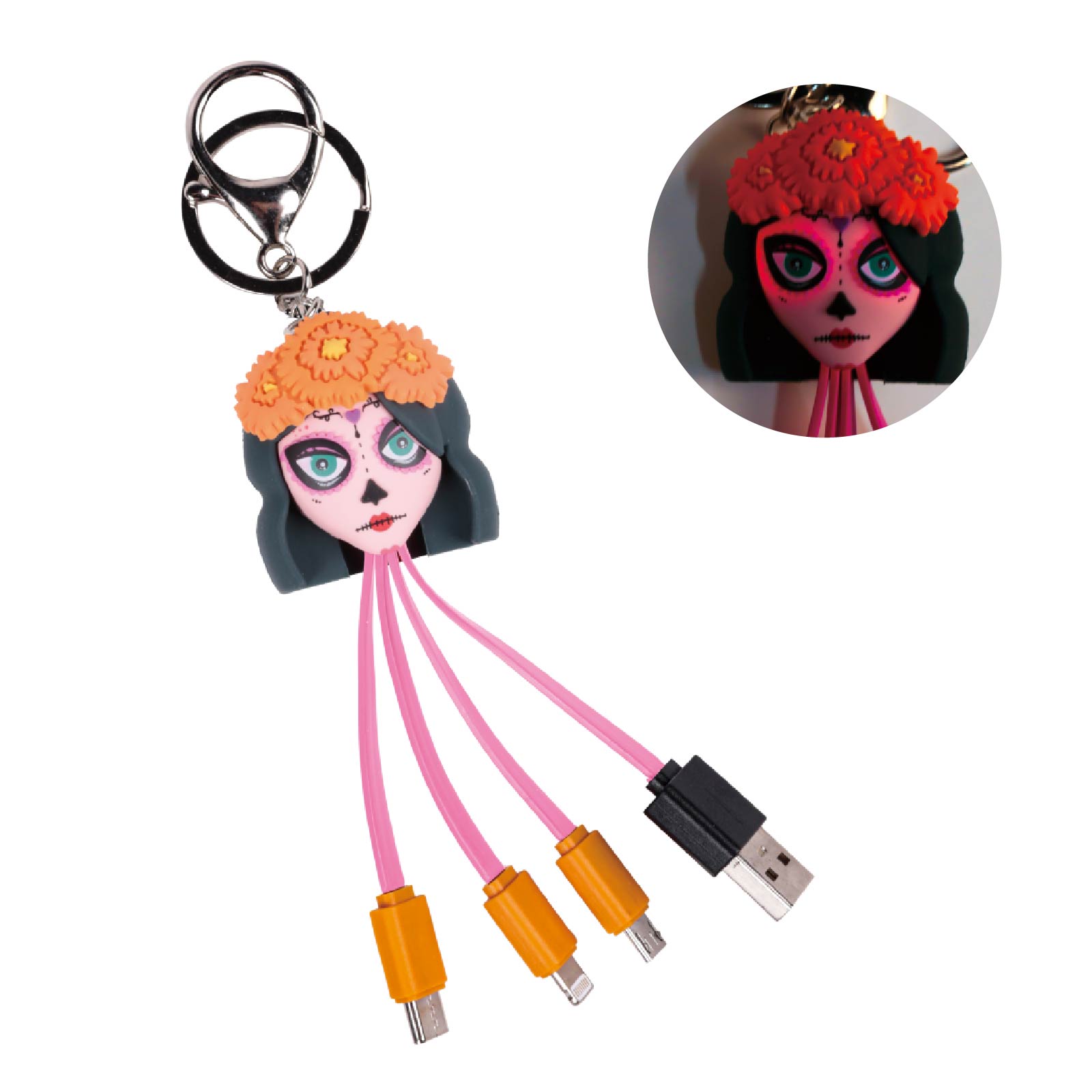 Halloween 3-in-1 Charging Cable